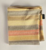 Funda de Cojín En dos Tamaños, Tejido Canvas de Rayas, Suave y Resistente