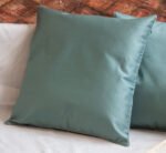 Funda de Cojín 45 x 45 cm, Algodón con Vivo Decorativo, Tejido Resistente y Elegante