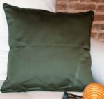 Funda de Cojín 45 x 45 cm, Algodón con Vivo Decorativo, Tejido Resistente y Elegante