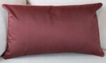 Funda de Cojín 30 x 50 cm, Algodón con Vivo Decorativo, Tejido Resistente y Elegante