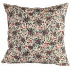 Funda de Cojín 45 x 45 cm 100% Algodón Estampado Floral, 2 Colores Disponibles
