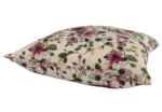 Funda de Cojín en Dos Medidas 100% Algodón Estampado Flores Tono violeta