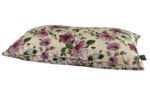 Funda de Cojín en Dos Medidas 100% Algodón Estampado Flores Tono violeta