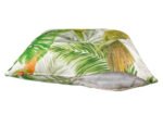 Funda de cojín tropical 45x45 cm | Loneta algodón 100% Estampado Pájaros