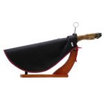 Cubre Jamón Color Negro con Vivo Granate