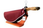 Cubre Jamón Color Granate con Vivo de Rayas