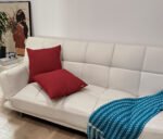 Funda de Cojín 45 x 45 cm, Tejido de Loneta Color Liso, Disponible en 17 Colores