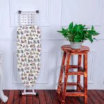 Funda para Tabla de Planchar 49x126 cm Ajustable, Estampado Bicicletas con 2 capas
