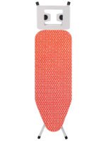 Funda para Tabla de Planchar 49x126 cm Ajustable, Estampado Colmena Rojo con 2 capas