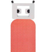 Funda para Tabla de Planchar 49x126 cm Ajustable, Estampado Colmena Rojo con 2 capas