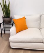 Funda de cojín 35 x 35 cm color liso, tejido resistente – 19 colores disponibles